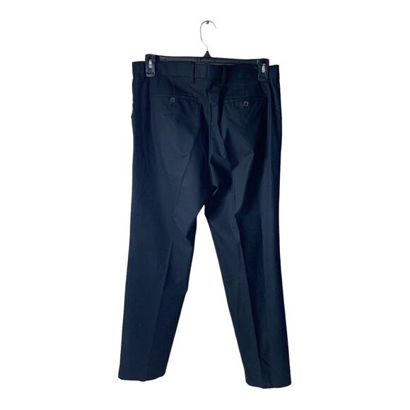 Banana Republic Slim Fit Dress Pants Men's Size 33x32 Flat Front Chino Black - Picture 8 of 10